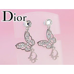 Dior ディオール ピアス クリスチャンディオール ピアス バタフライ ...